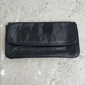 Birdies envelope leather clutch